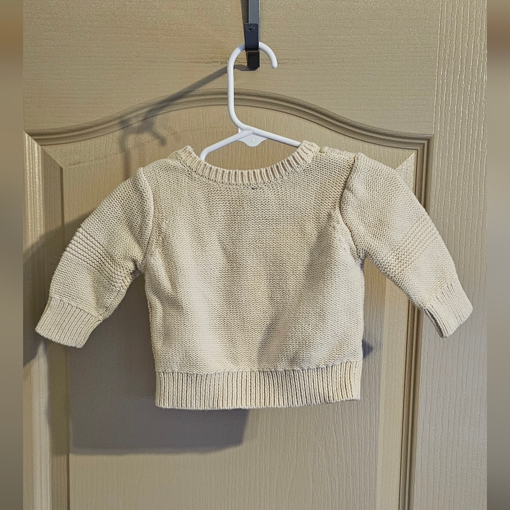 Baby Gap Cable Knit Pullover Sweater Size 3-6mos Old - Picture 5 of 7
